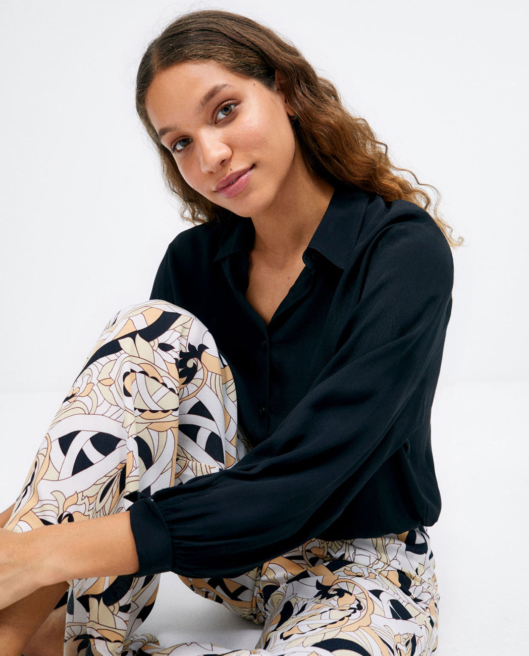 Surkana Shirt with Elasticated Waistband