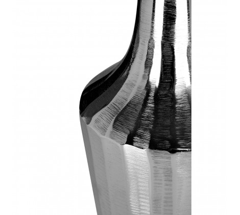 Small Nickel Finish Bottle Neck Vase