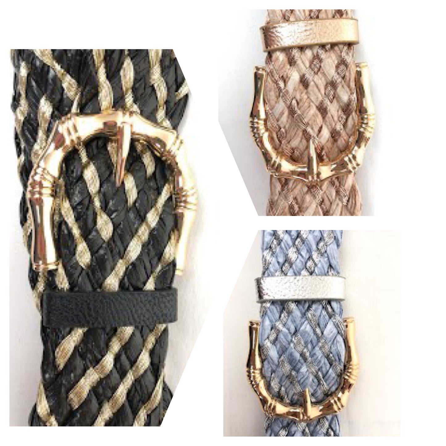 Metallic Woven Belt
