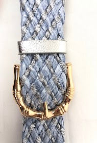 Metallic Woven Belt