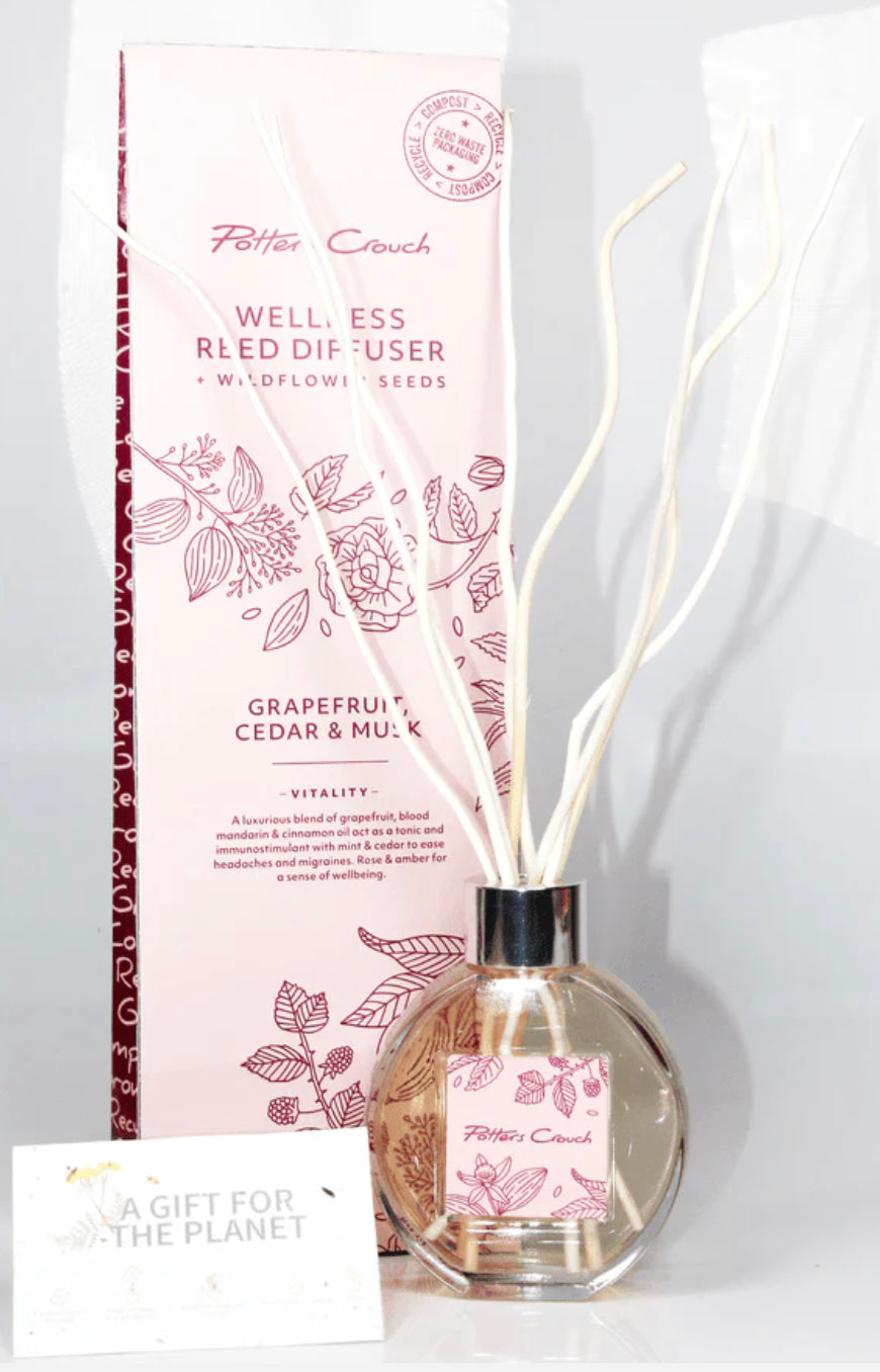 Potters Crouch Wellness Reed - Diffuser Grapefruit Cedar & Musk