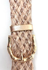 Metallic Woven Belt