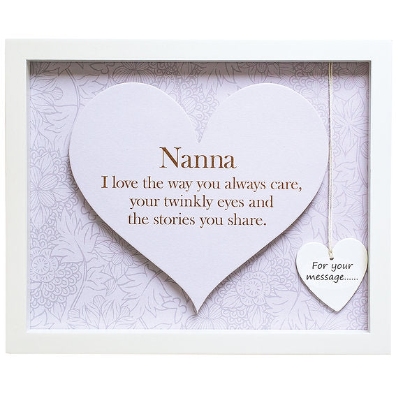 Heart Framed Wall Art - Nanna