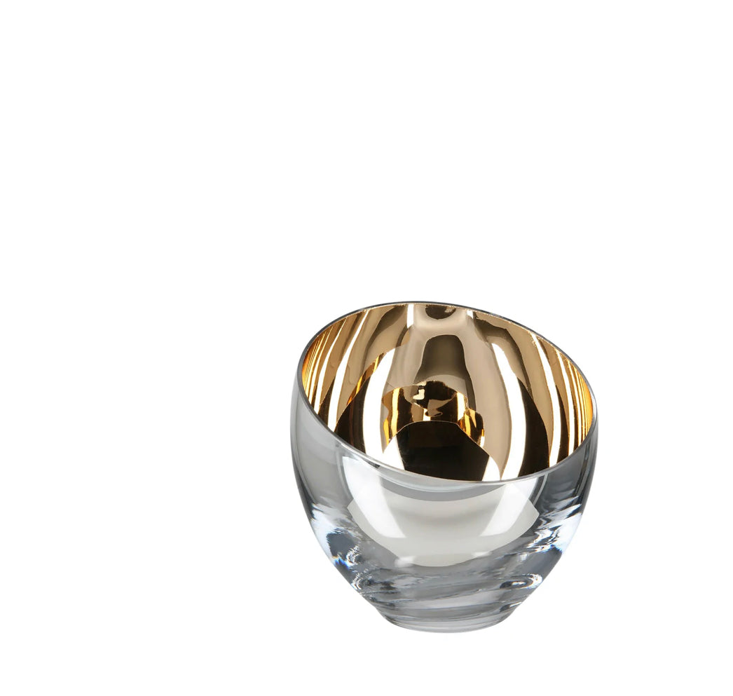 Opulence 2 tone tea-light candle holder