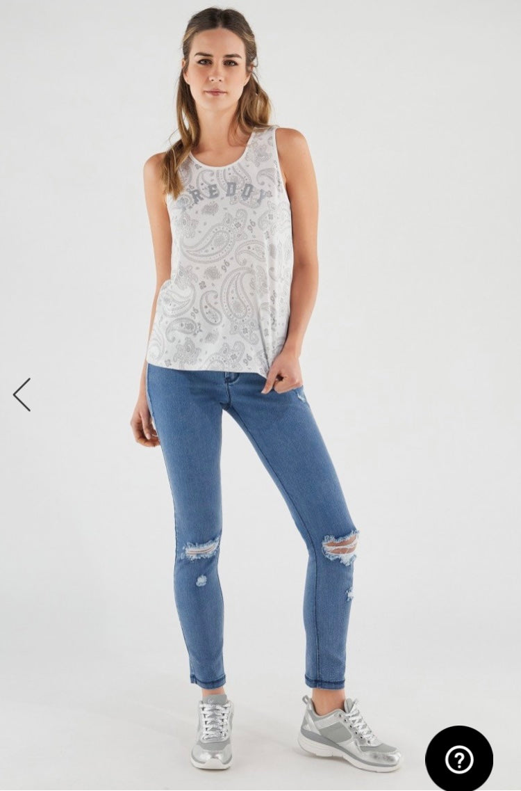 Freddy Stretch Denim Jeans with rips