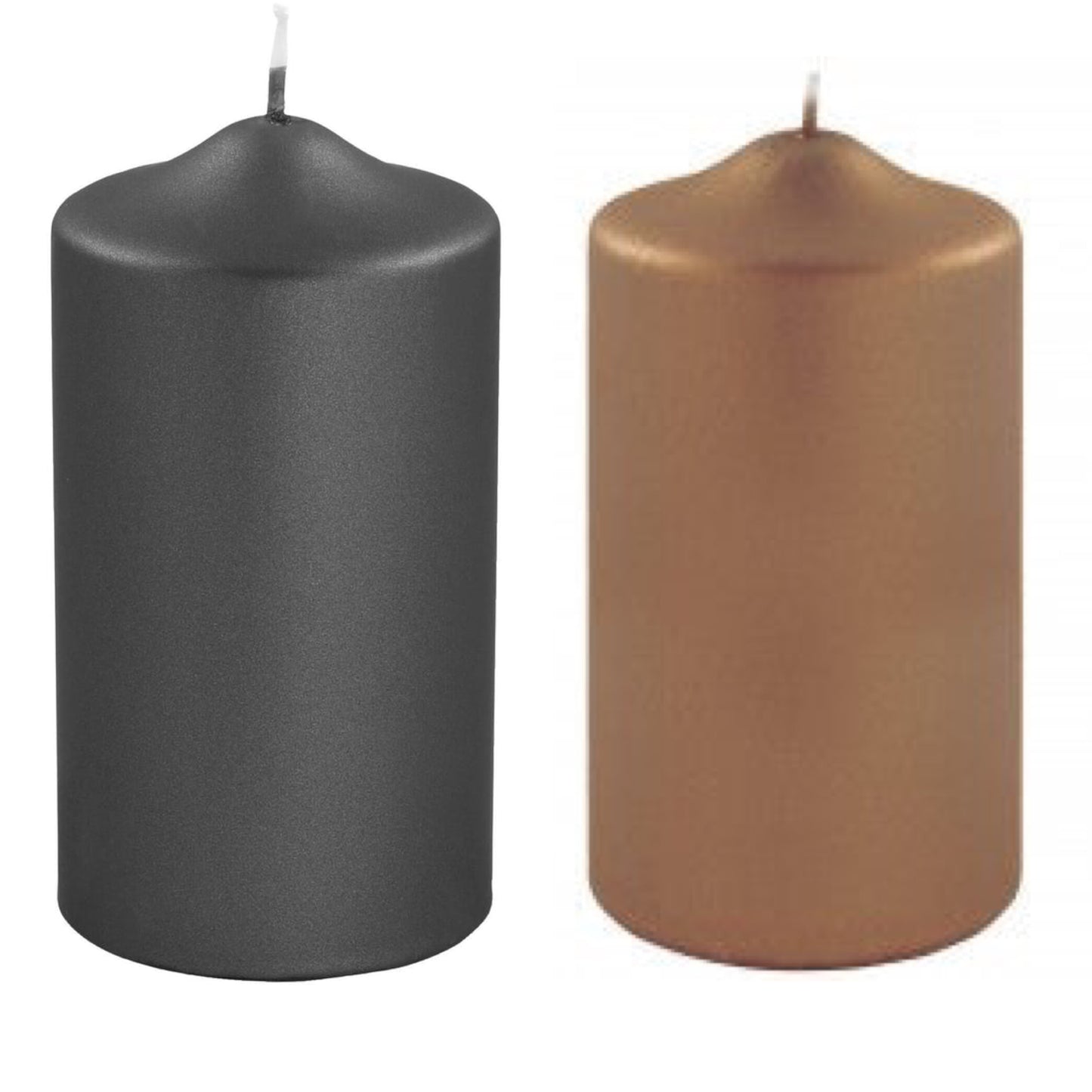 Metallic 15cm Candle