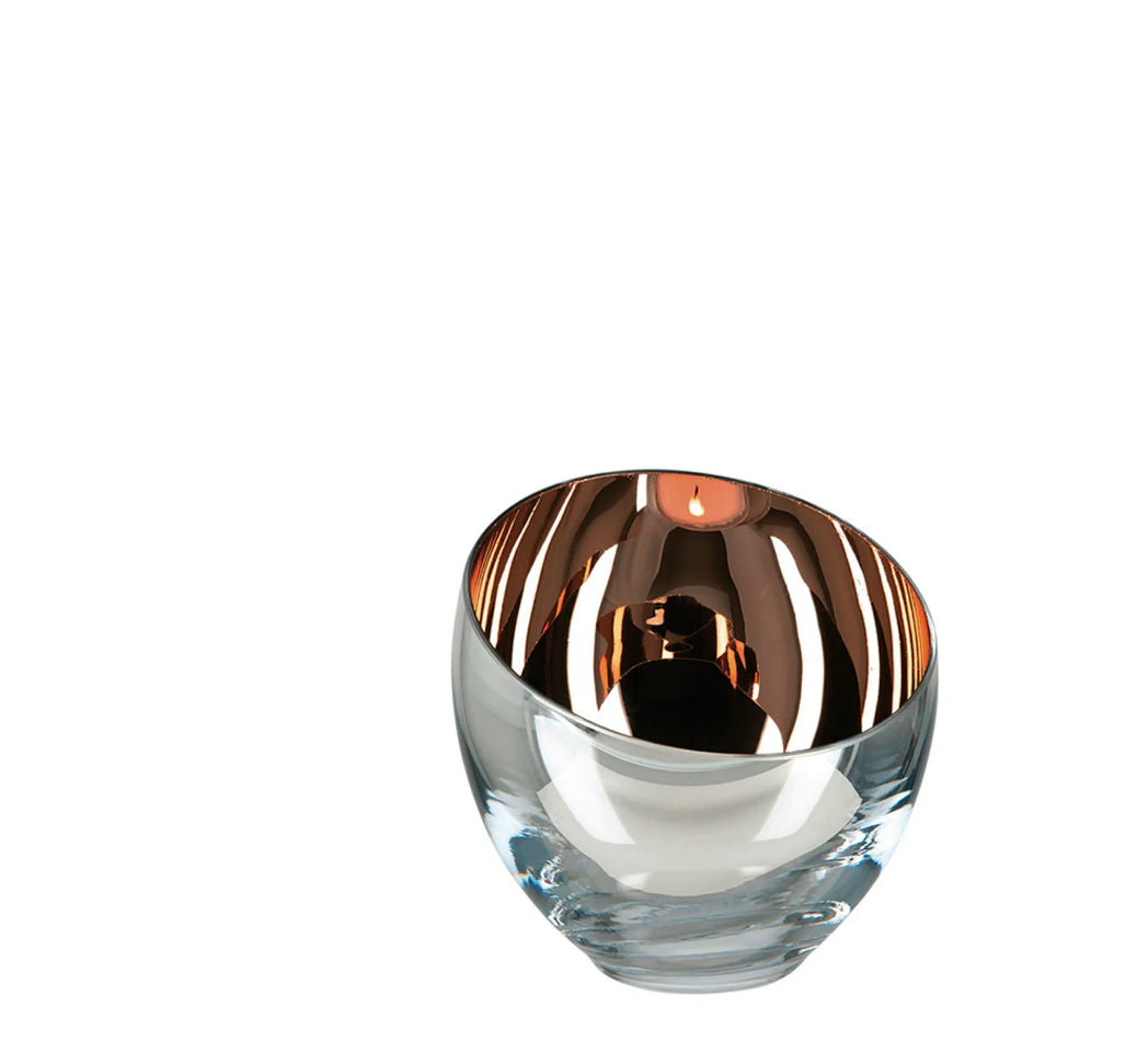 Opulence 2 tone tea-light candle holder