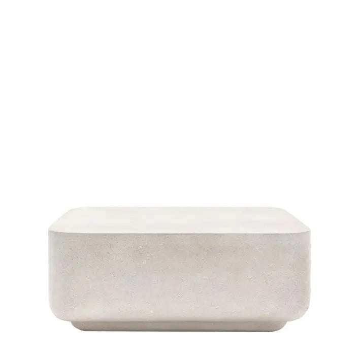 Olympia Glass Reinforced Concrete Coffee Table