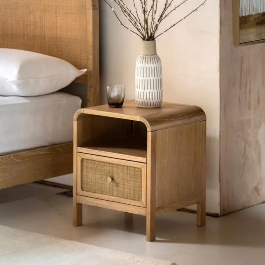 Positano  1 Drawer Bedside Cabinet