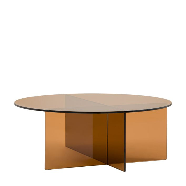 Joya Glass Coffee Table - Bronze