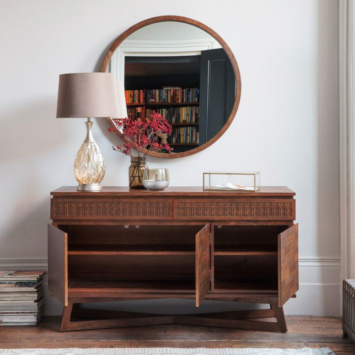 Bali 3 Door - 2 Drawer Sideboard - Brown