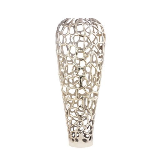 Coraline Coral Vase 83cm - Soft Light Gold Finish