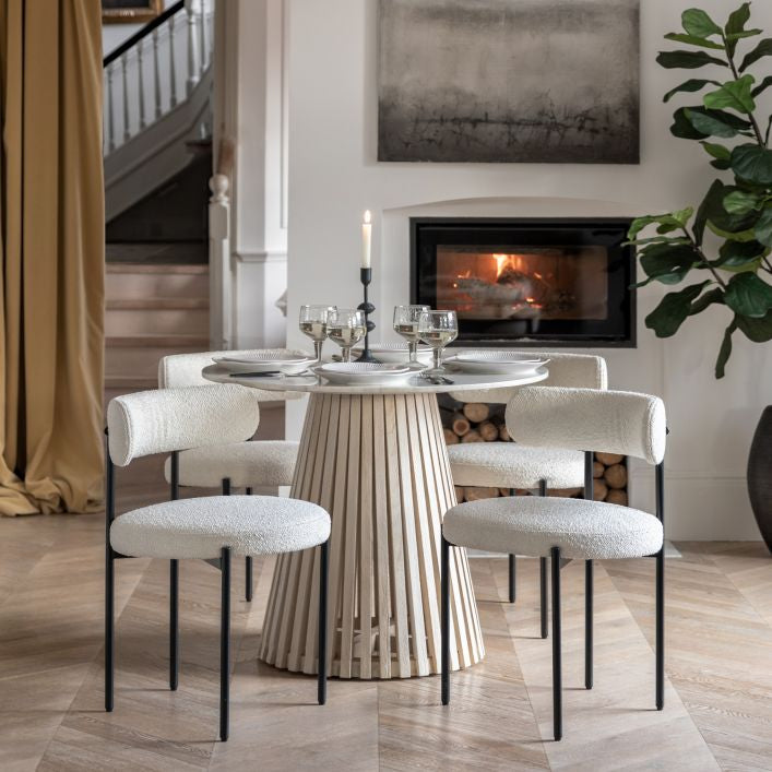 Barda Dining Chair - 2 Pk - Vanilla