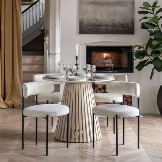 Barda Dining Chair - 2 Pk - Vanilla