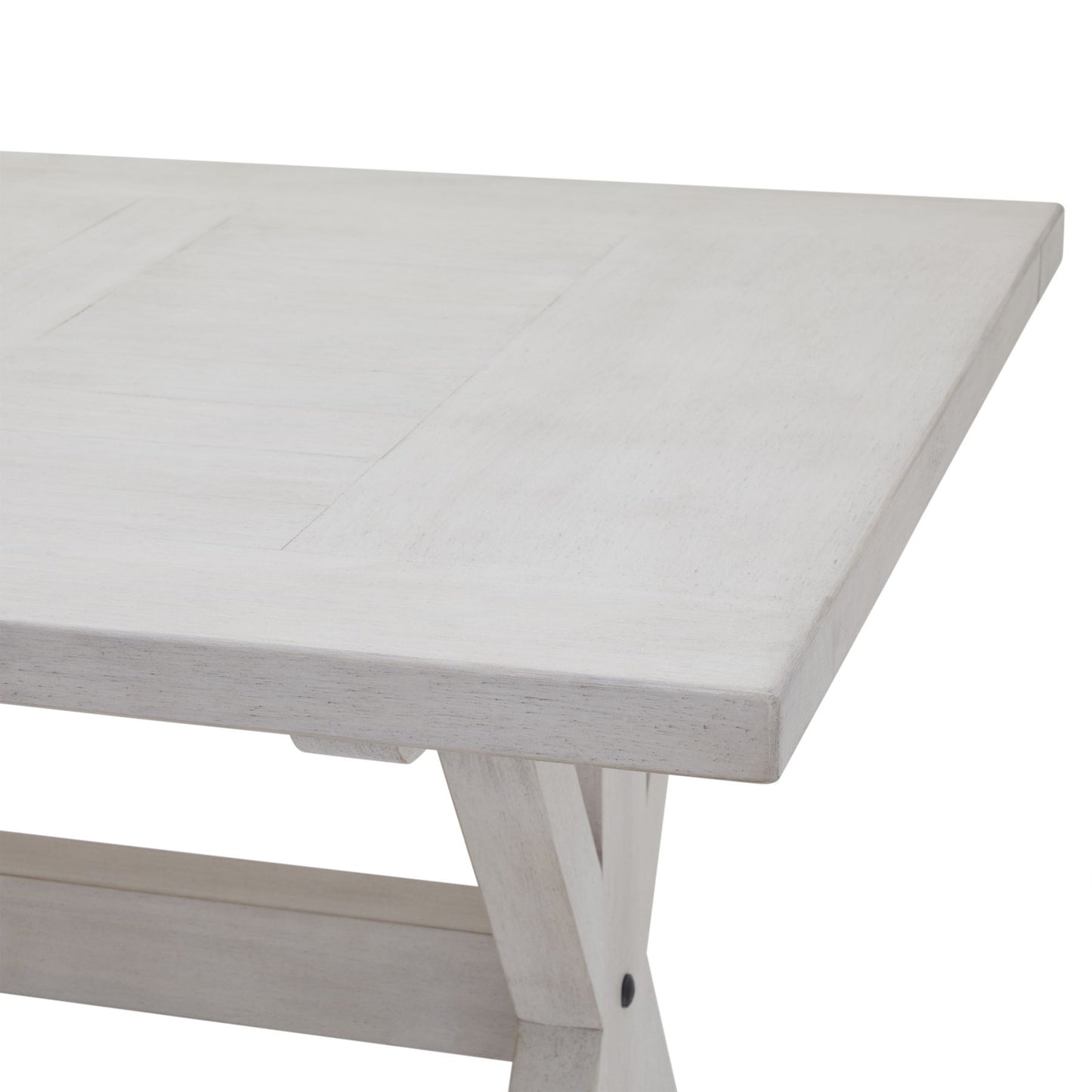 Stamford Plank Collection Dining Table - Whitewash