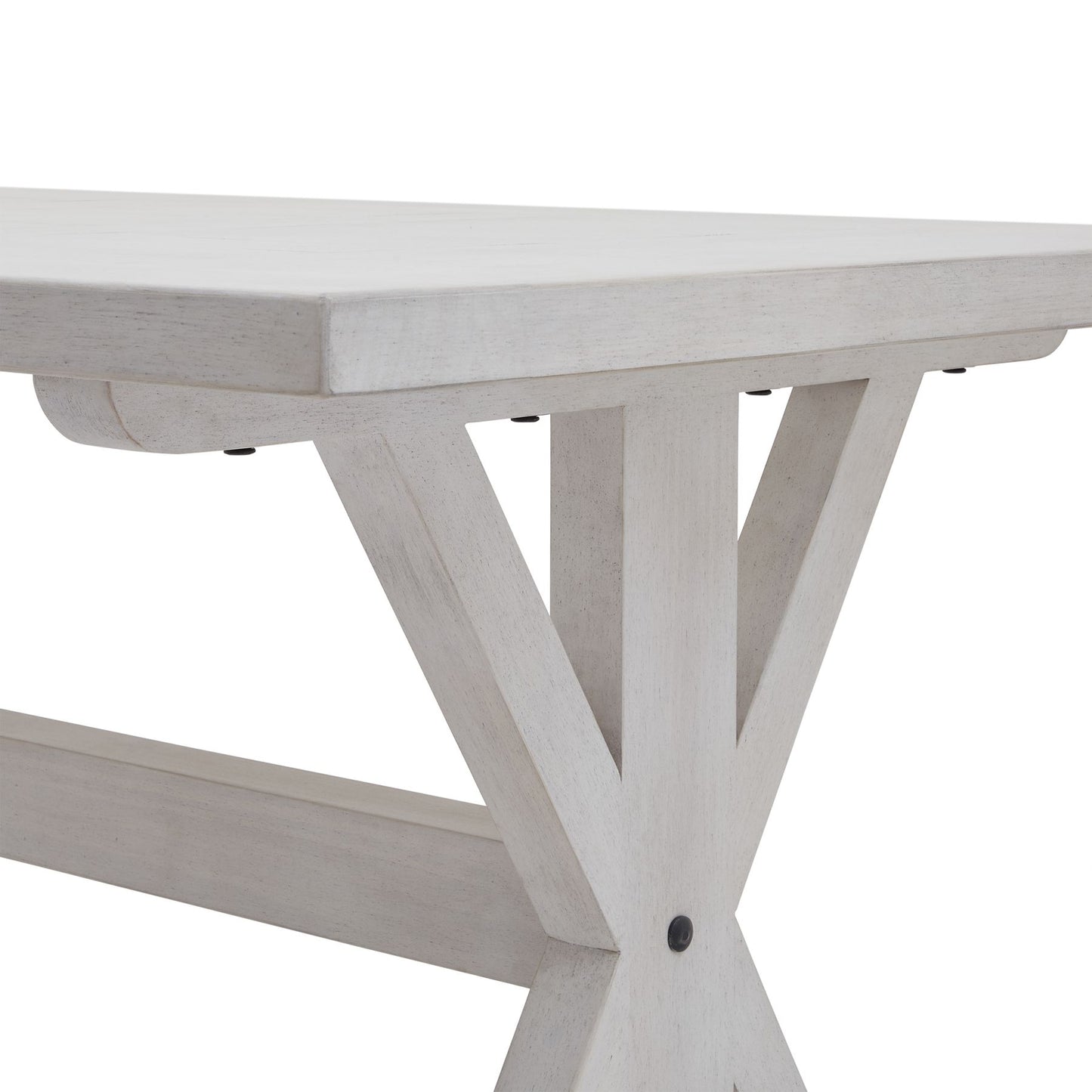 Stamford Plank Collection Dining Table - Whitewash