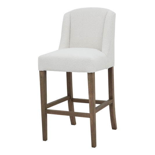 Compton Boucle Barstool - Ivory