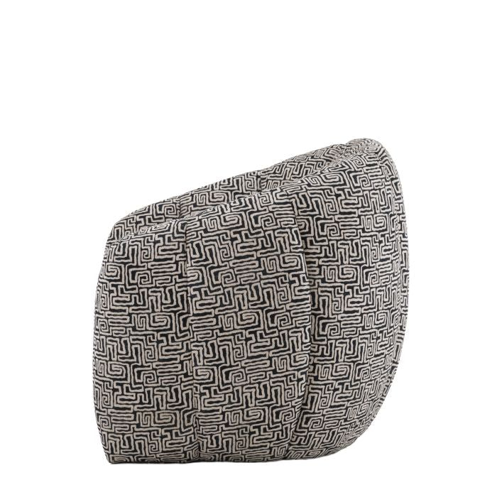 Huntley Monochrome Textured Fabric Tub Chair