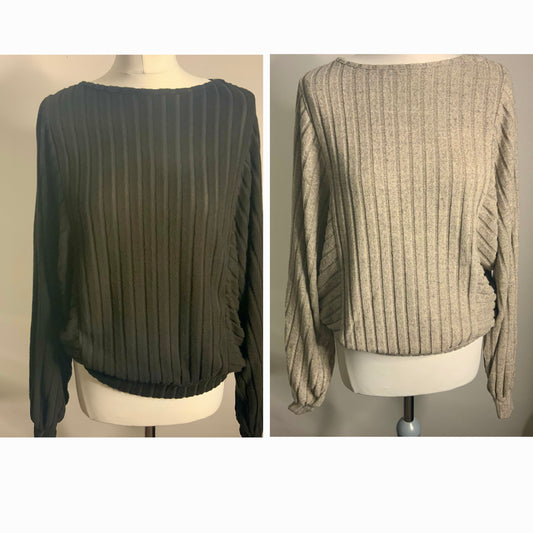 Soft knit batwing sweater