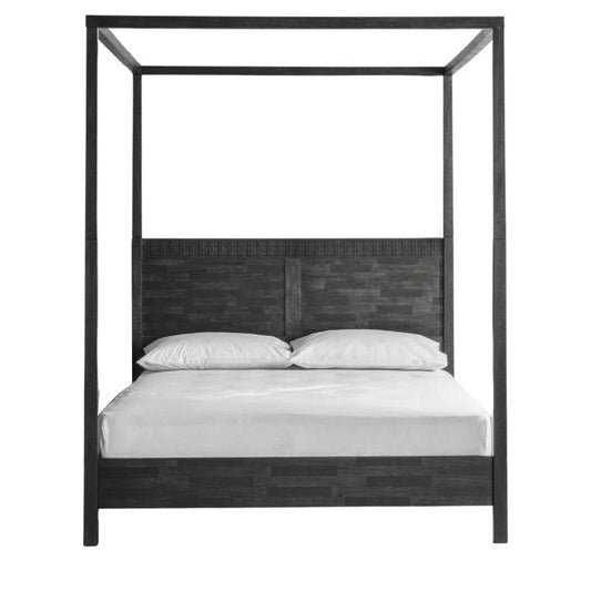 Bali Super King  4 Poster Bed - Black