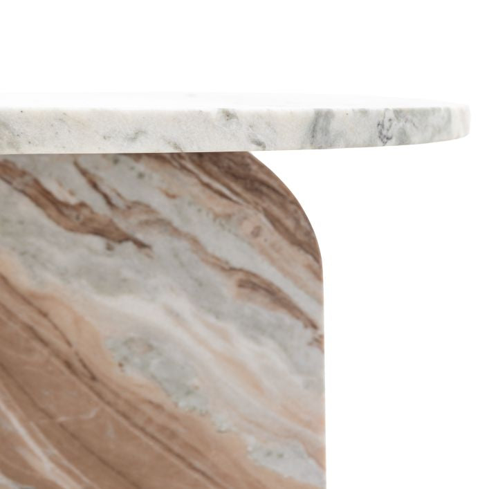 Remi Marble Coffee Table - Natural Marble