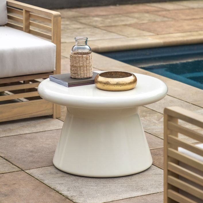 Ria Coffee Table - Glass Reinforced Concrete - Cream