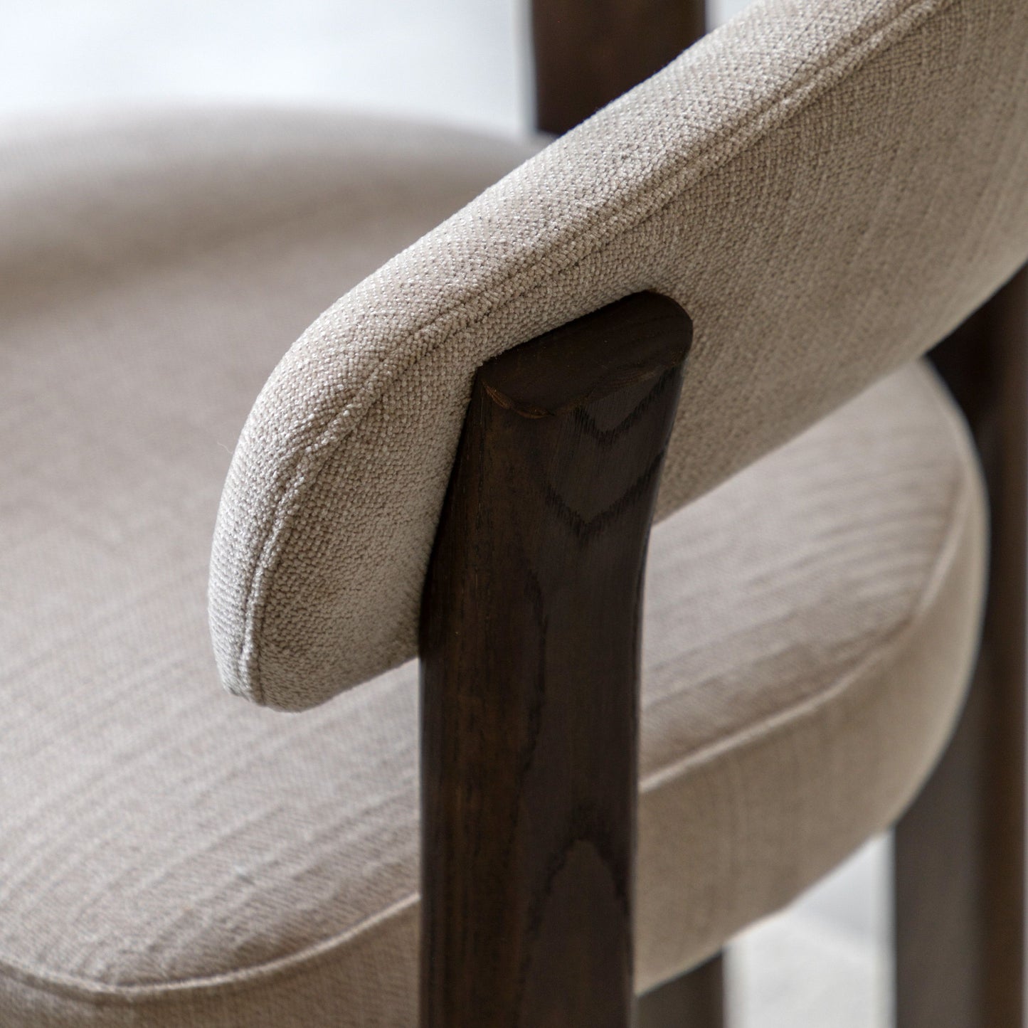 Tuscany Dining Chair -Walnut Stained Oak / Natural
