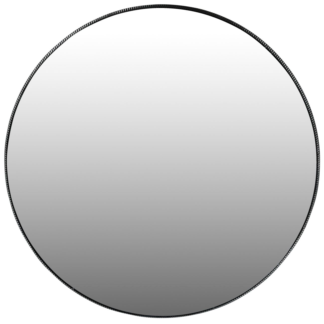 Knightsbridge Round Mirror - Dark Bronze Finish - 80cm diameter
