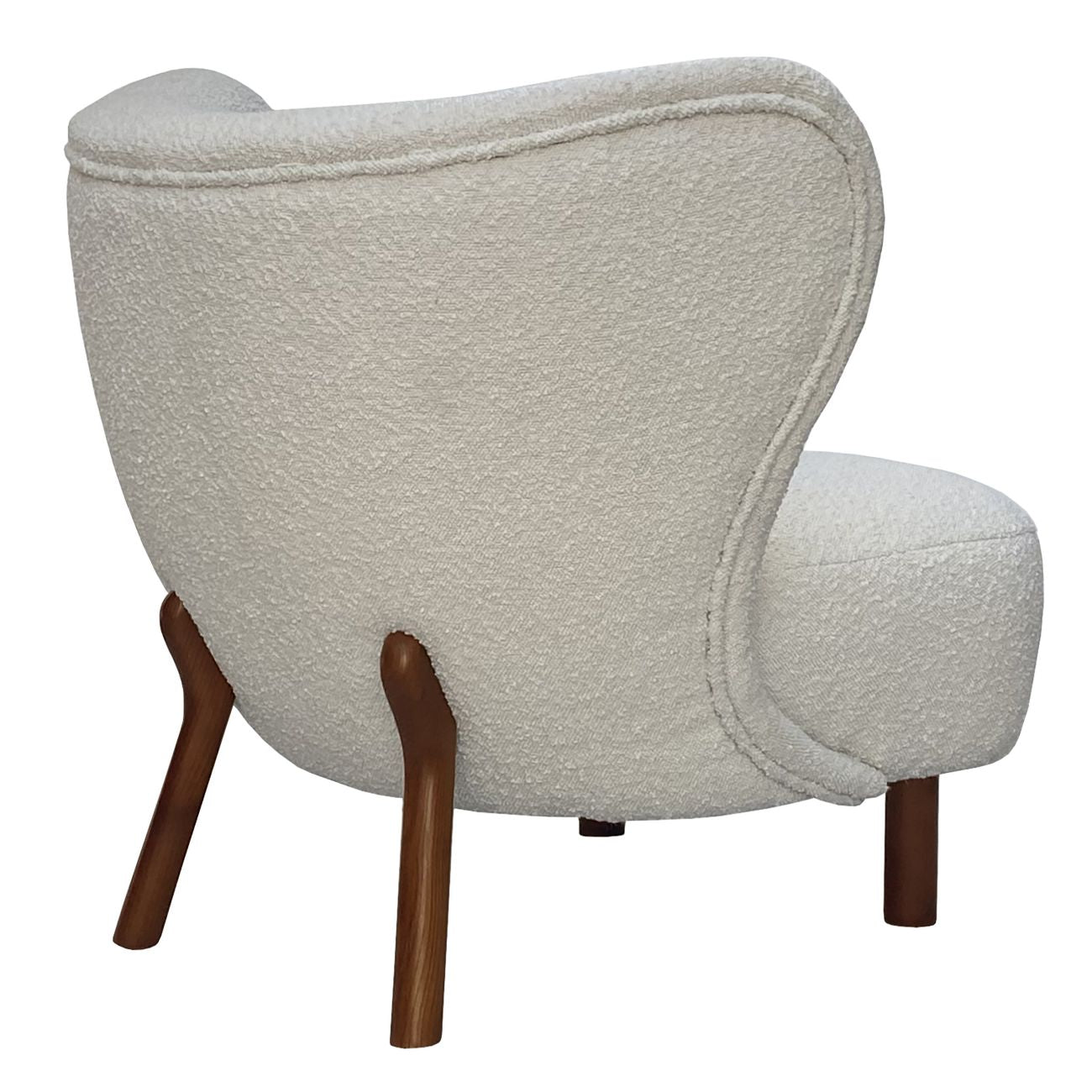 Lewis Wingback Occasional Chair - Cream Boucle