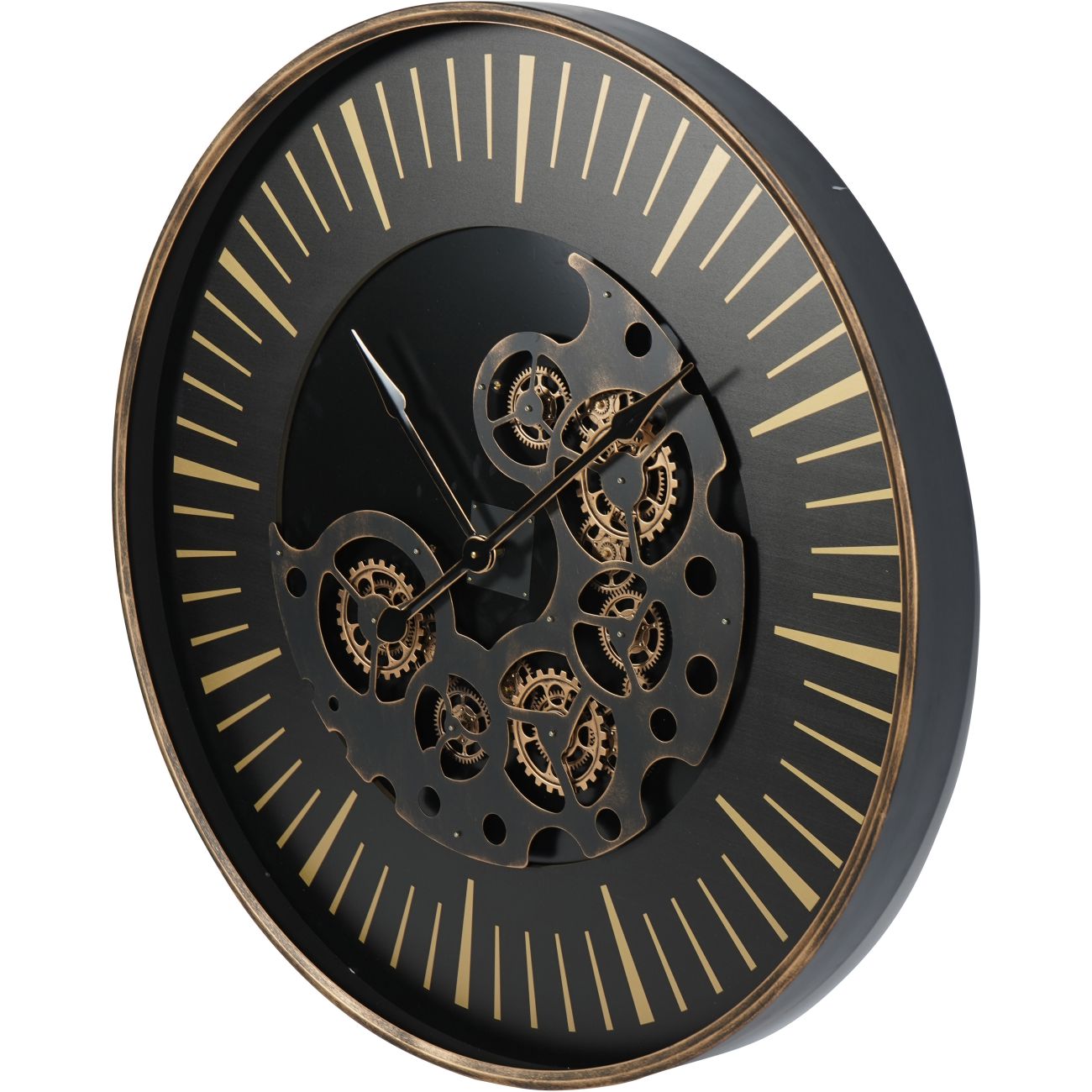 Cog Wall Clock with moving Dials 100cm