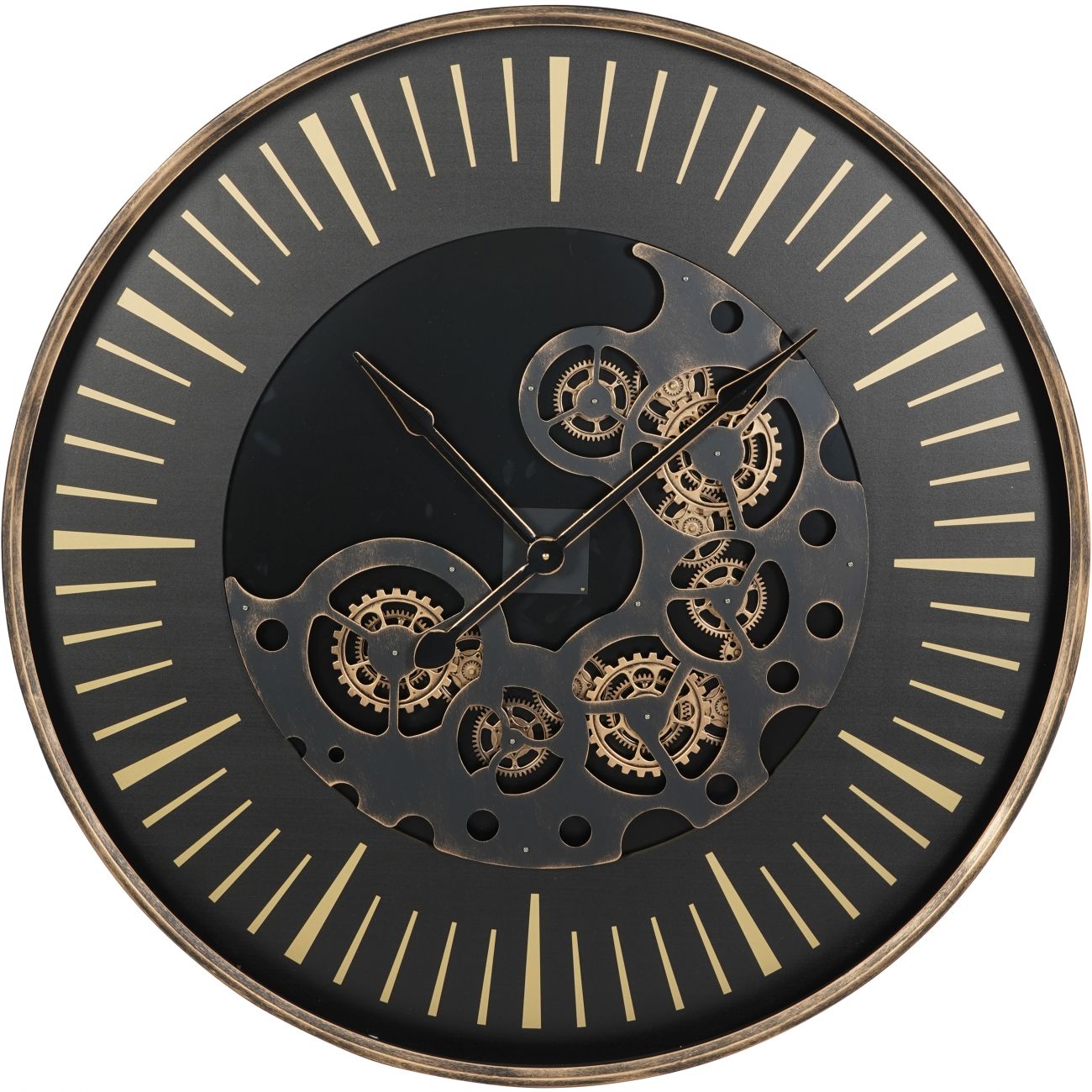 Cog Wall Clock with moving Dials 100cm