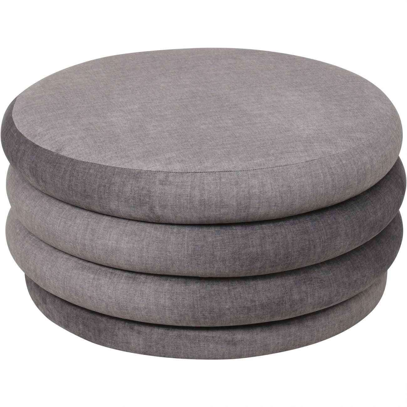 Casa Upholstered Storage Ottoman Grey