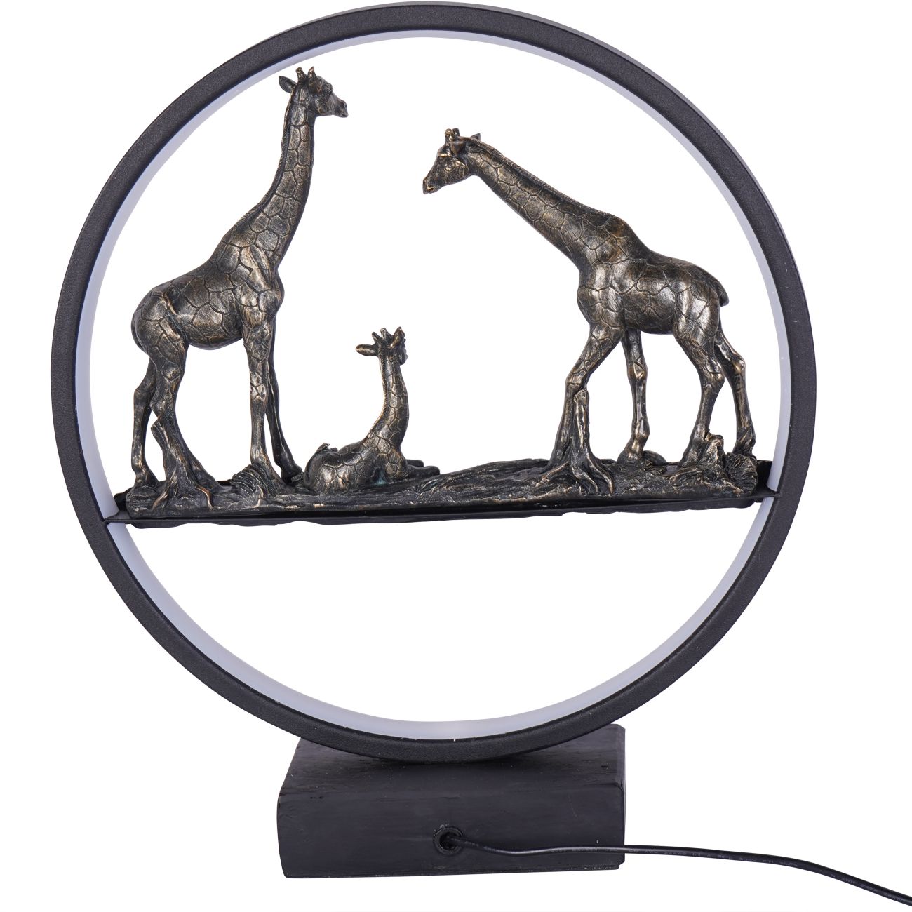 Giraffe Family Light Sculpture LED USB