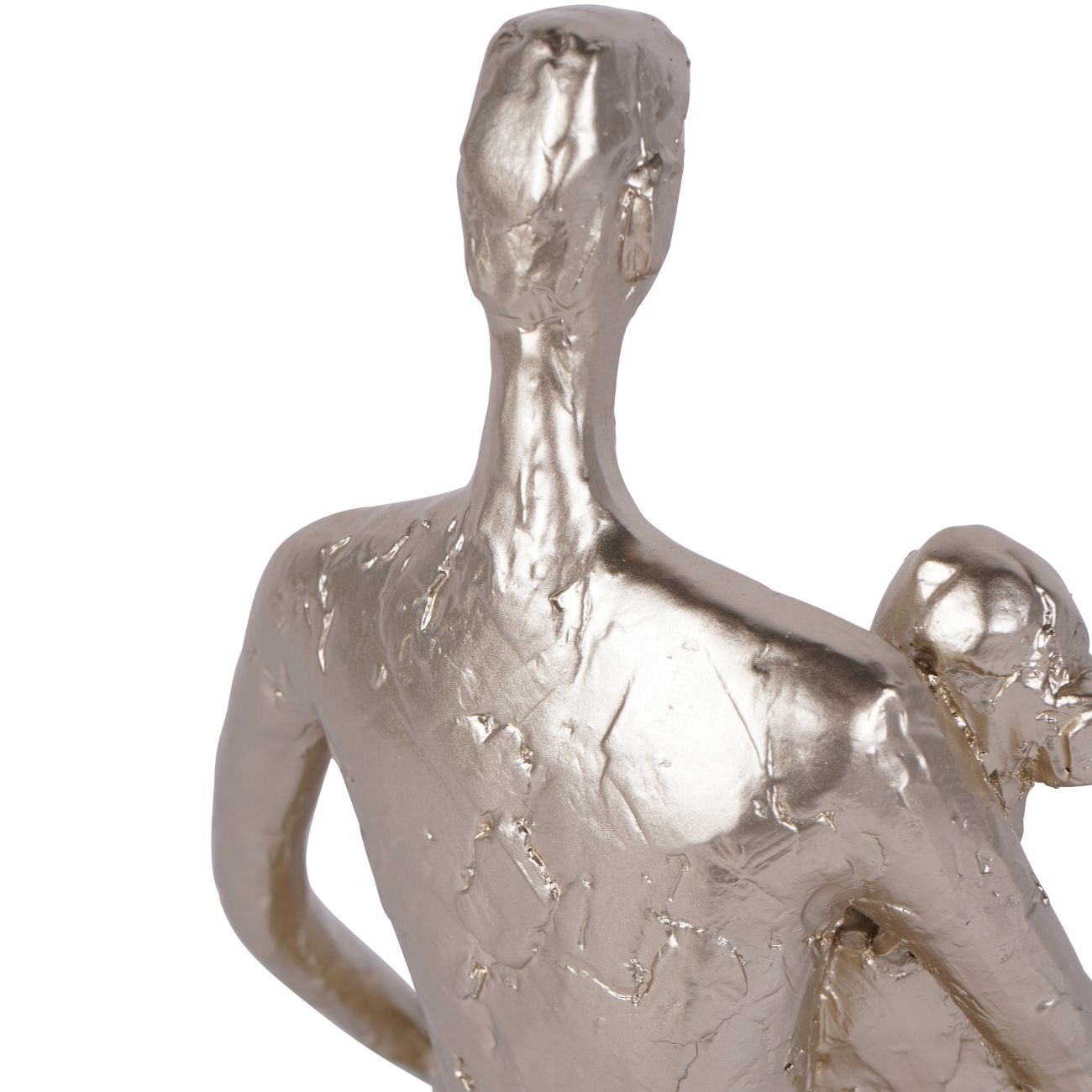 Loving Couple Sculpture - Champagne Gold Finish