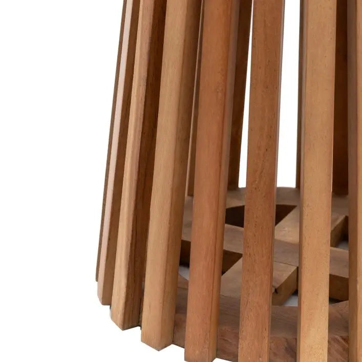 Bartello Slatted Side Table