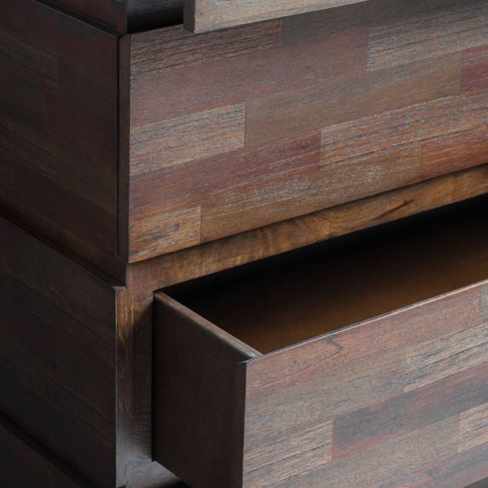 Bali 4 Drawer Chest - Brown