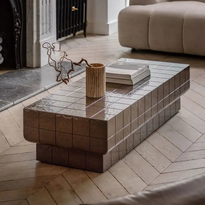 Retara Reinforced Glazed Concrete Coffee Table