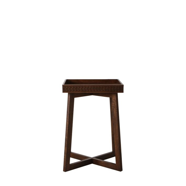 Bali Bedside / End Table - Brown