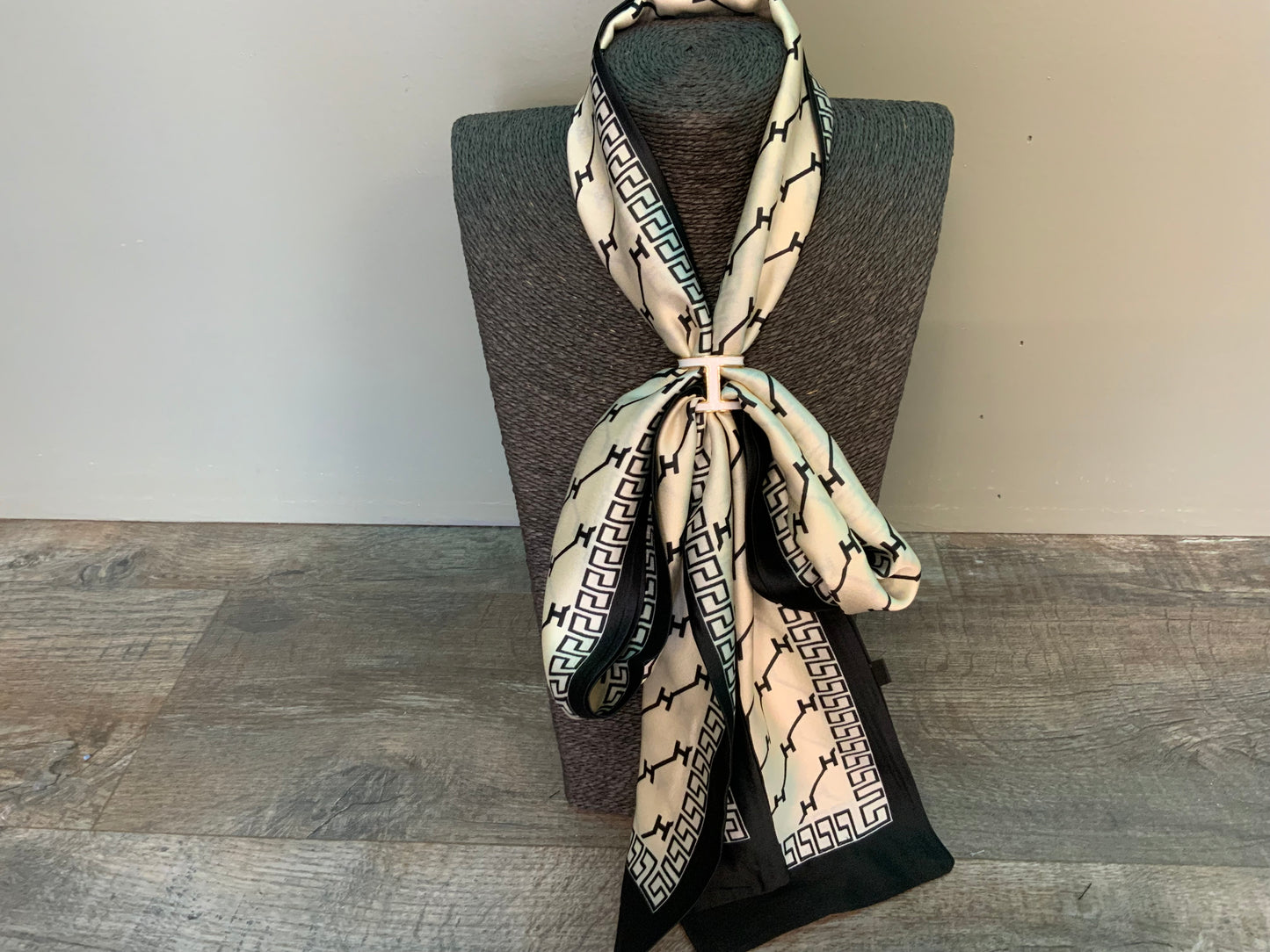 Satin Design Inspired Print Scarf - Options Available