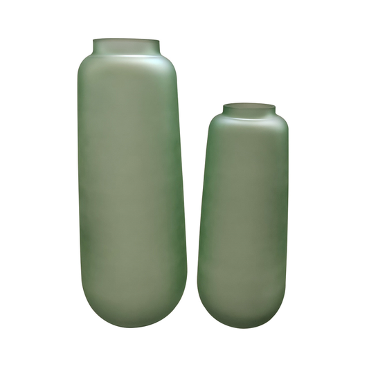 Green Coloured Statement Vase - 2 Sizes