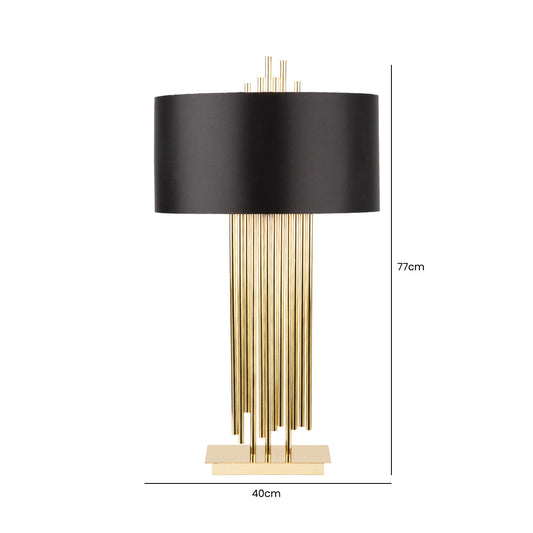 Cleo Tall Table Lamp - 77cm