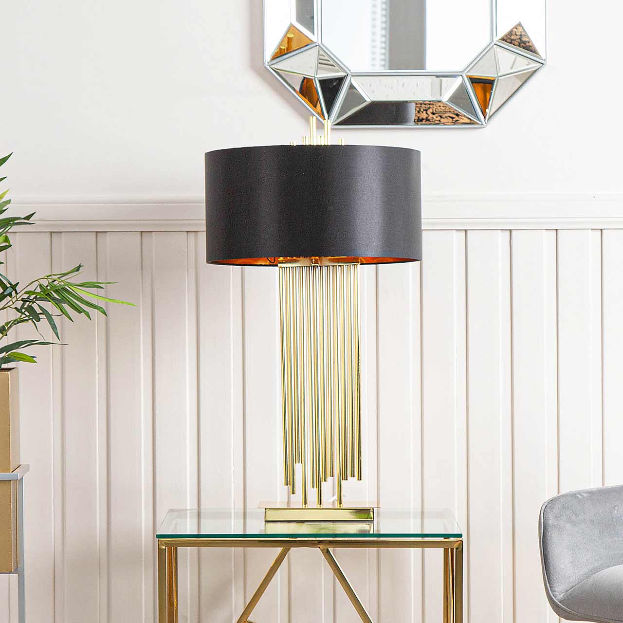 Cleo Tall Table Lamp - 77cm