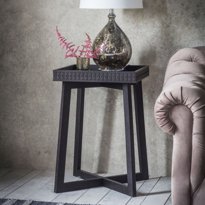 Bali Bedside/ End Table - Black