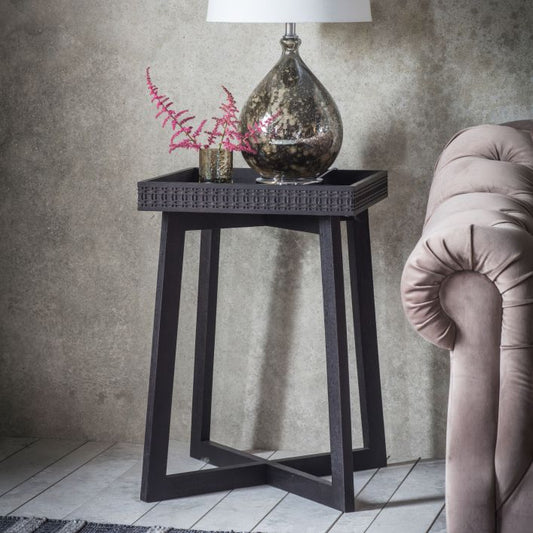 Bali Bedside/ End Table - Black