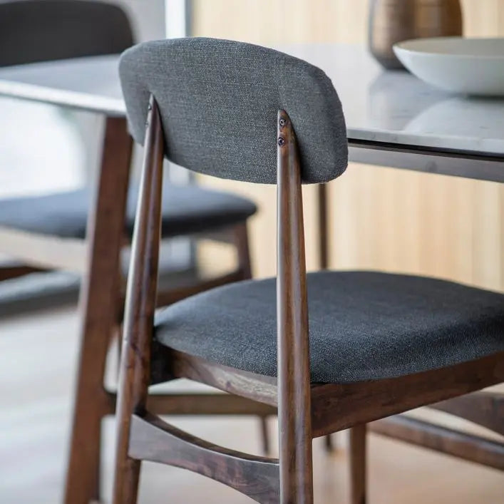 Milano Solid Acacia Dining Chair - 2 Pk