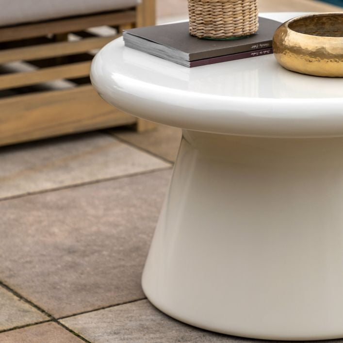 Ria Coffee Table - Glass Reinforced Concrete - Cream