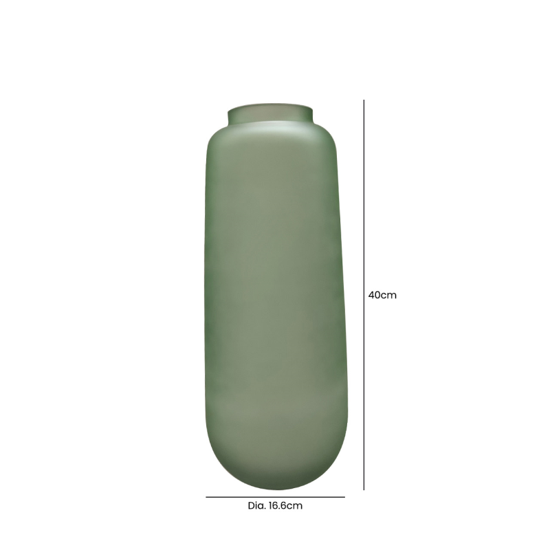 Green Coloured Statement Vase - 2 Sizes