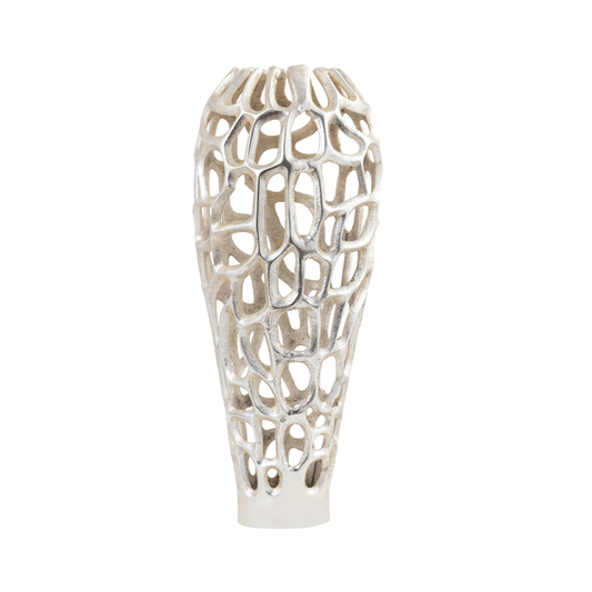 Coraline Coral Vase 44cm - Soft Light Gold Finish