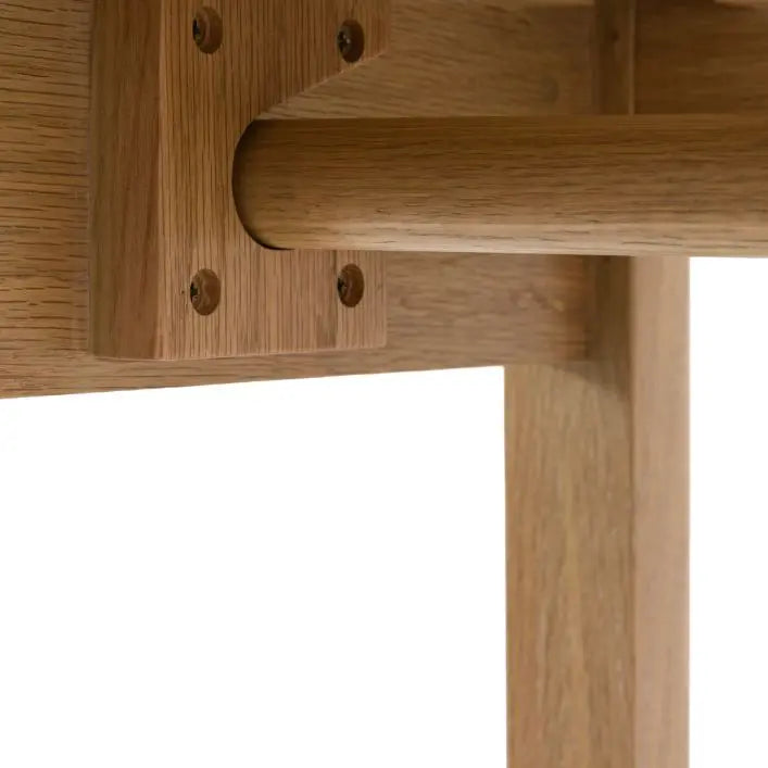 Positano Oak and Rattan Open Wardrobe