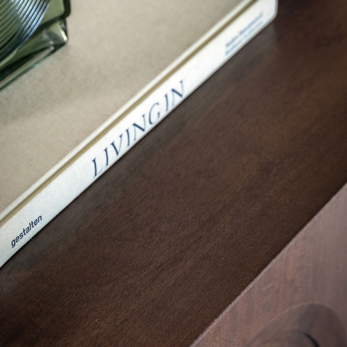Lila Walnut Stained Mango Wood Sideboard - Small